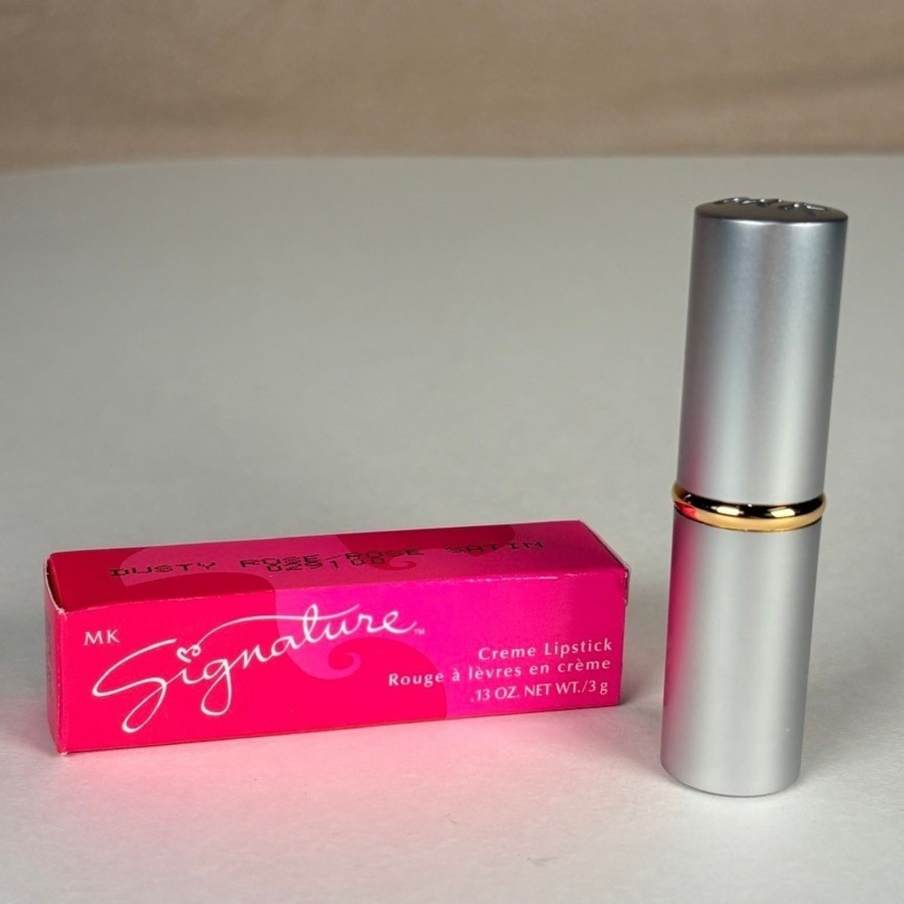 NEW Mary Kay DUSTY ROSE MK Signature Creme Lipstick 0.13 oz NOS 029100